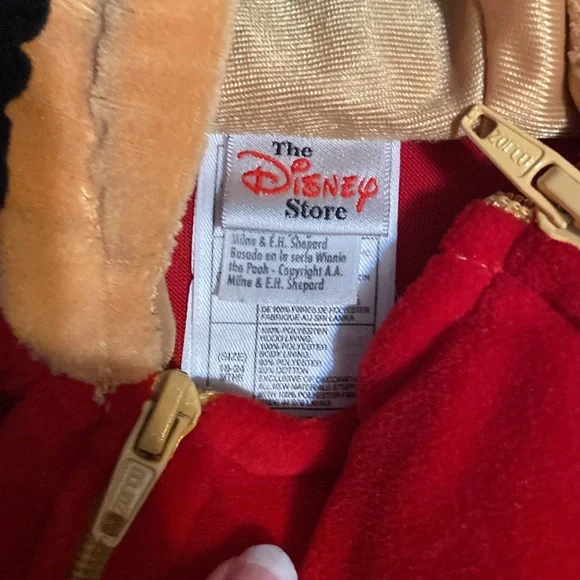 Winnie the Pooh Bumblebee Costume Disney Store Size 18-24 Months Halloween - Picture 3 of 12